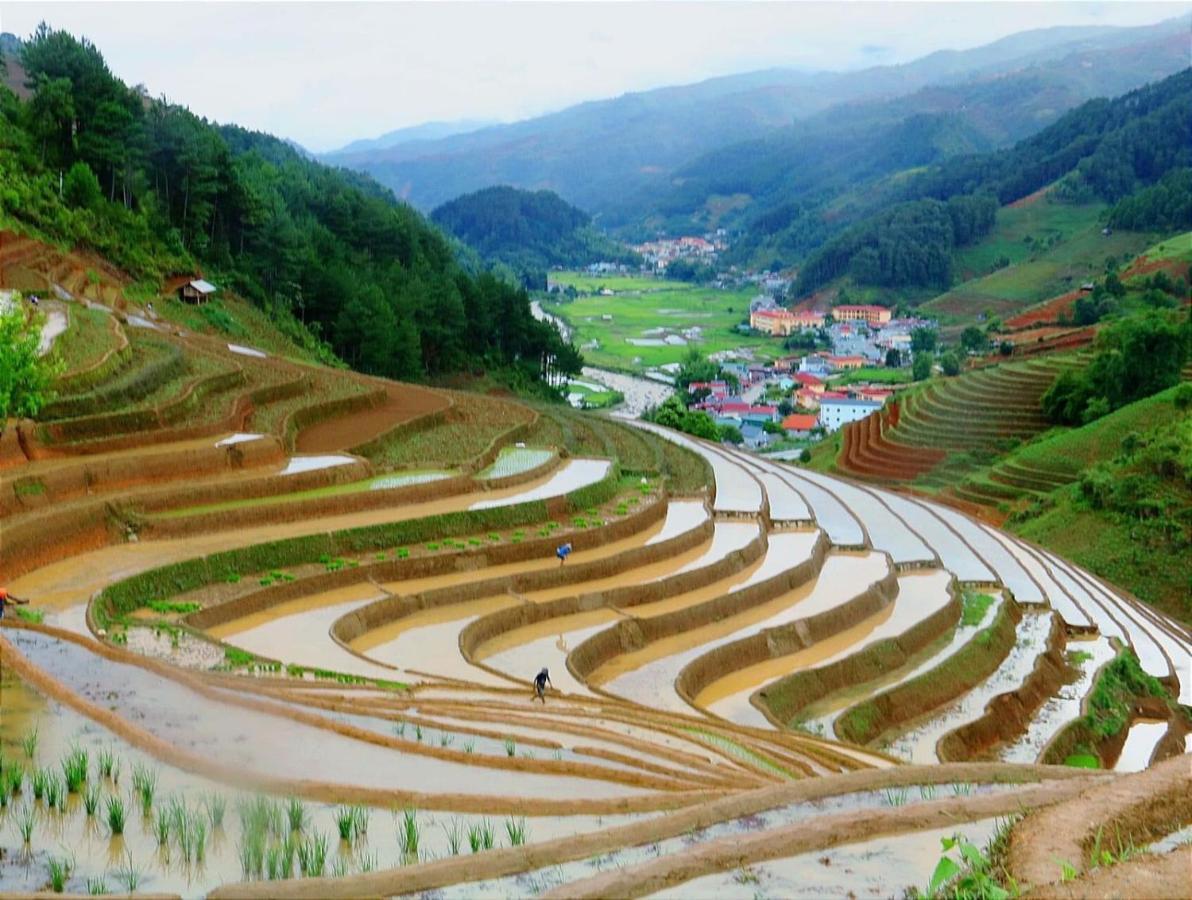 Dong Suoi H'Mong Homestay & Bungalow - Trek & Vegetarian Food Mu Cang Chai 외부 사진