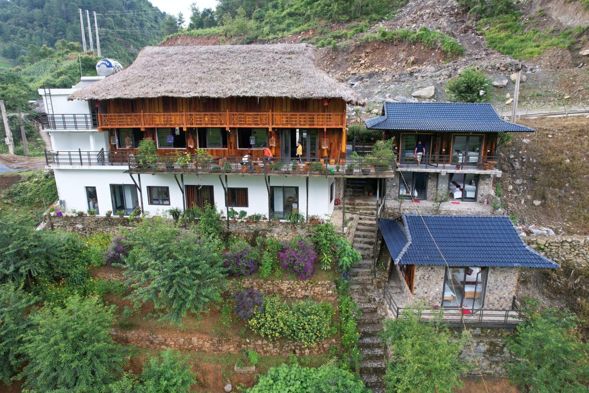 Dong Suoi H'Mong Homestay & Bungalow - Trek & Vegetarian Food Mu Cang Chai 외부 사진